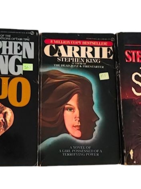 Stephen King Other - Vintage Stephen King Horror Paperback Lot Carrie Cujo Pet Sematary 80s 90s Books